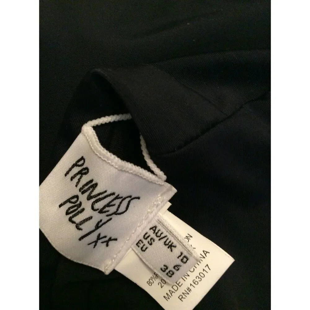 Princess Polly Cropped Beach Club Happy Hour Swim Top Size 6